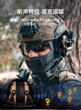 EARMOR M32X PLUS Tactical Headset, Electronic Pickup Noise Reduction Hearing Protection Headphone, FAST Helmet Compatible for Live Fire Shooting