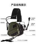 EARMOR M32X PLUS Tactical Headset, Electronic Pickup Noise Reduction Hearing Protection Headphone, FAST Helmet Compatible for Live Fire Shooting