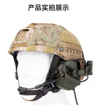 EARMOR M32X PLUS Tactical Headset, Electronic Pickup Noise Reduction Hearing Protection Headphone, FAST Helmet Compatible for Live Fire Shooting