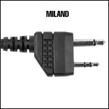 EARMOR M52 Tactical Headset PTT Adapter for Midland Radio with Finger Button