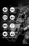 FCS AMP Headset Military Standard Pickup Noise Reduction Communication Headphone