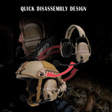 FCS AMP Headset Military Standard Pickup Noise Reduction Communication Headphone