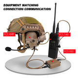 FCS AMP Headset Military Standard Pickup Noise Reduction Communication Headphone