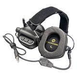 EARMOR M32 MOD4 Tactical Headset & M51 PTT Adapter Set Tactical Communication System