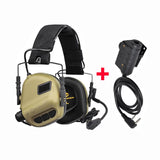 EARMOR M32 MOD4 Tactical Headset & M51 PTT Adapter Set Tactical Communication System